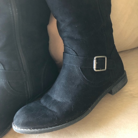 Black over the knee boots - Picture 2 of 9